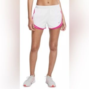 Nike Pink & White 3"' Dry Tempo Dri Fit Running Shorts Size XS NWT
